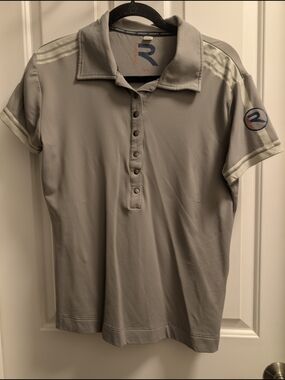Gersemi Women’s Gray Short-Sleeve Riding  Polo